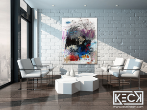 Abstract Canvas Art Print <br>2019 Collection <br>Title:  what you seek <br> Michel Keck