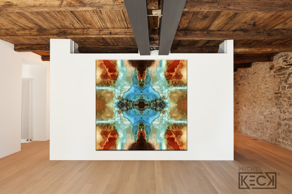 #DCRS1-29 <br> Echo Collection 29 <br> Abstract Art Canvas Print