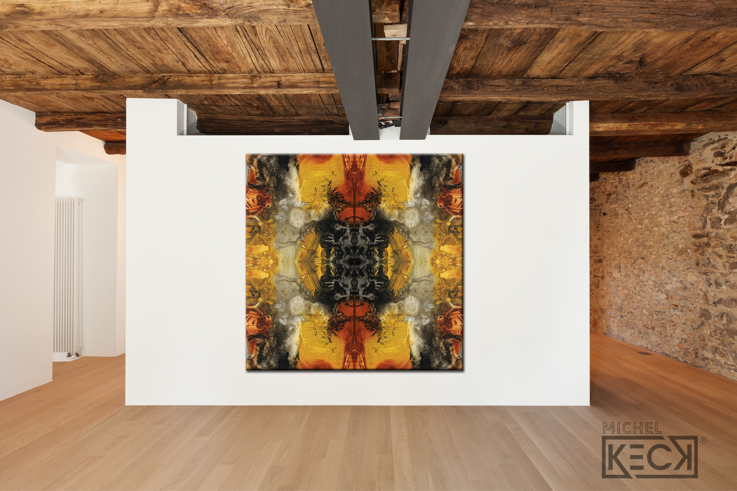 Oversized abstract art prints