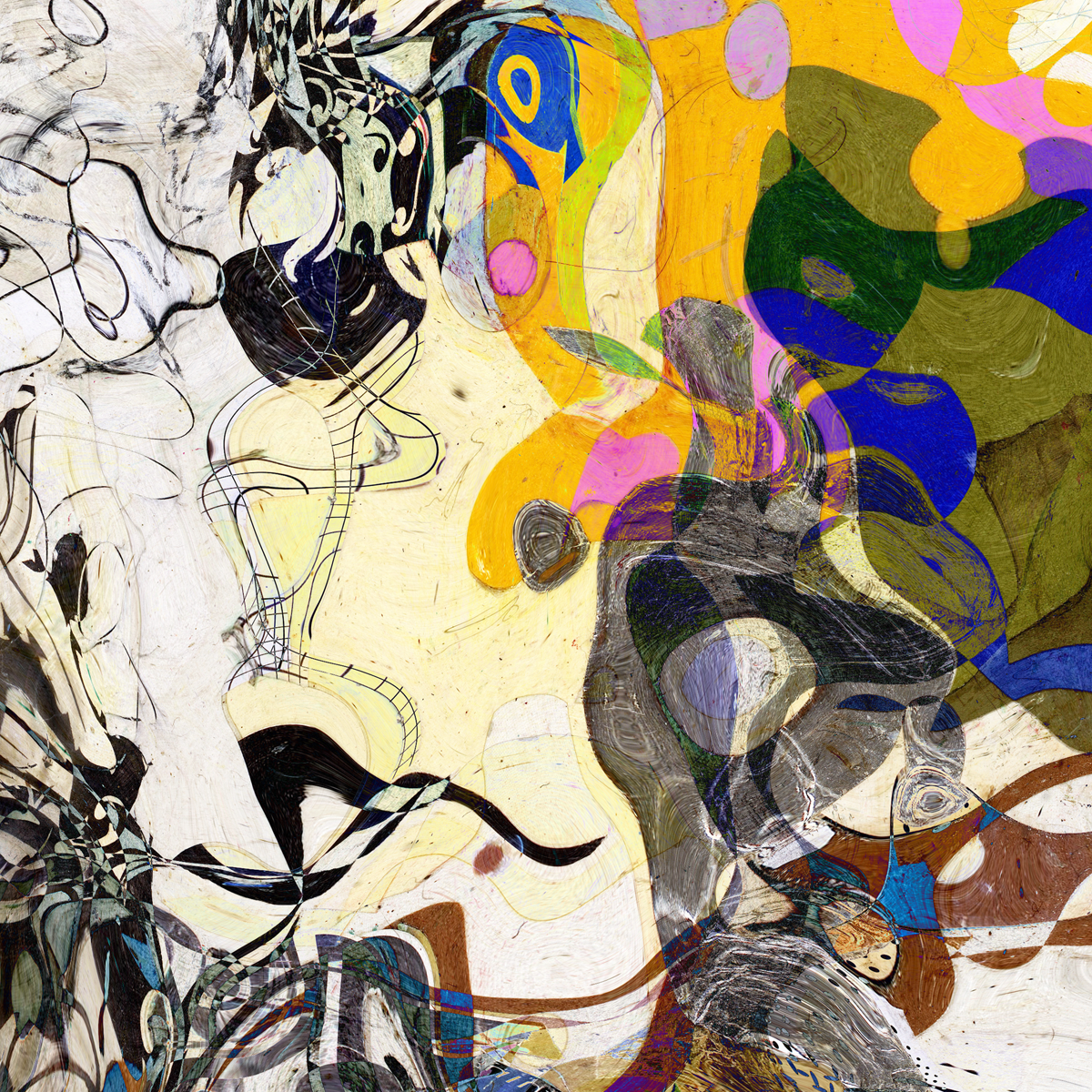 #DCRS1-42 <br> Echo Collection <br>Abstract Art  Canvas Print