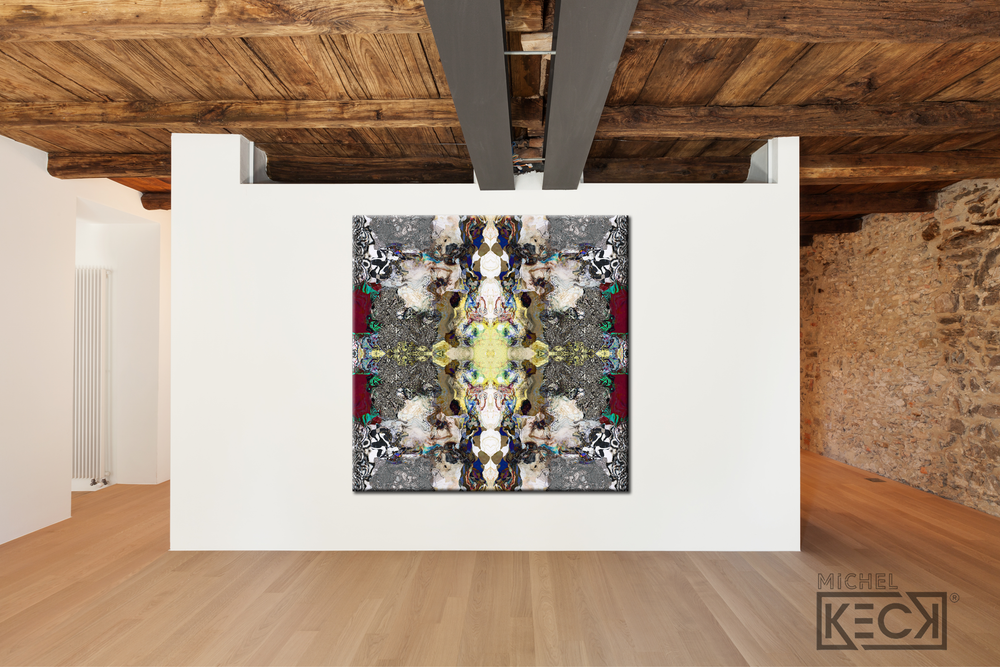 
                
                    Load image into Gallery viewer, #DCRS1-47 &amp;lt;br&amp;gt; Echo Collection 47 &amp;lt;br&amp;gt; Abstract Art Canvas Print
                
            