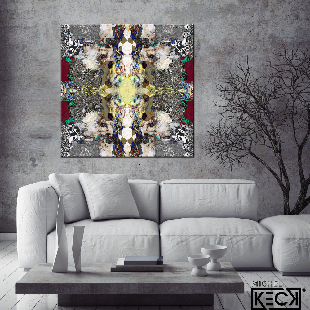 
                
                    Load image into Gallery viewer, #DCRS1-47 &amp;lt;br&amp;gt; Echo Collection 47 &amp;lt;br&amp;gt; Abstract Art Canvas Print
                
            