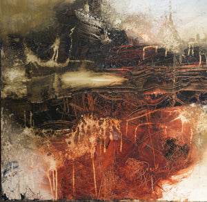 ABSTRACT ART Canvas Print of TRYING TO BE HEARD