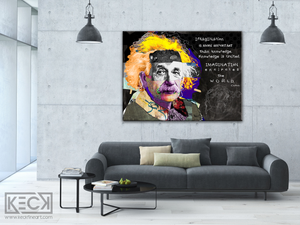 Albert Einstein canvas print