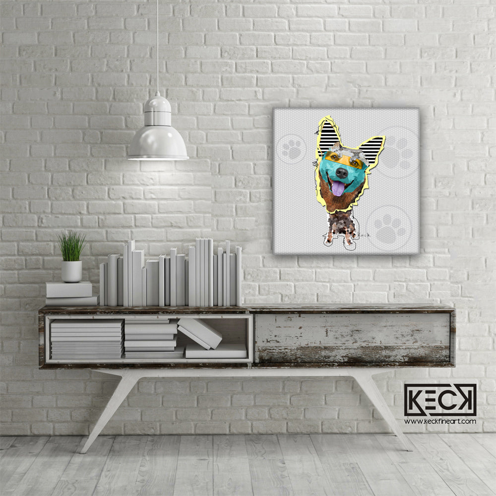 
                
                    Load image into Gallery viewer, COLORFUL DOG ART BY MICHEL KECK
                
            