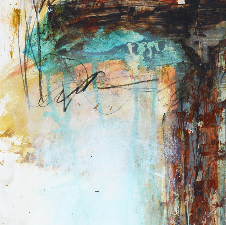 #CA218 Abstract Cross Art Print