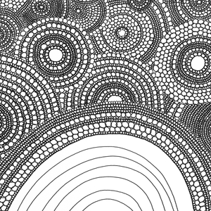Circle Drawing #80 <br> Canvas Art Print