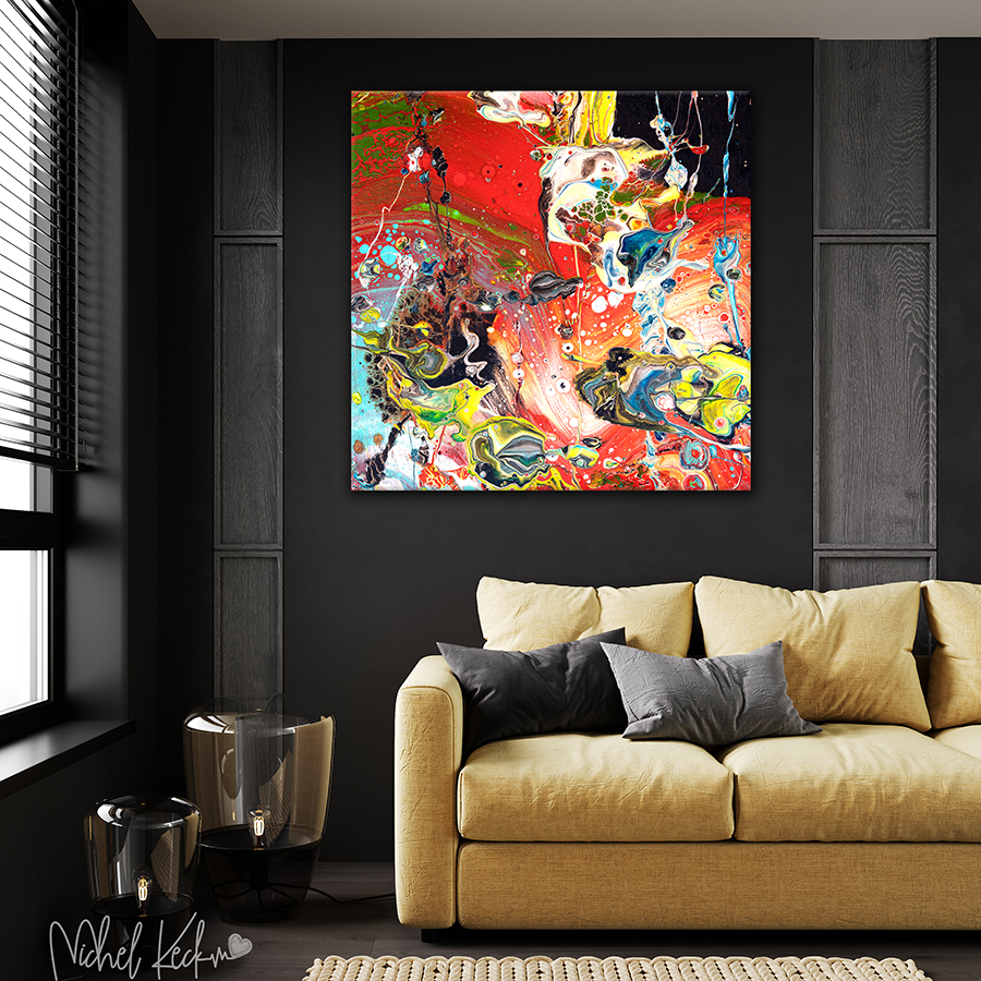 #122104-d <br> False Flags IV <br> Canvas Art Print
