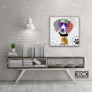 DOG ART PRINTS BY MICHEL KECK