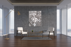 Circle Drawing #82 <br> Canvas Art Print