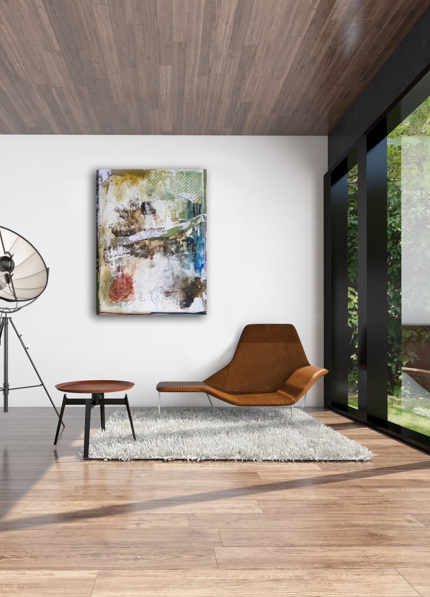 MIXED MEDIA ART Canvas Print of It Don't Hurt Like It Used To