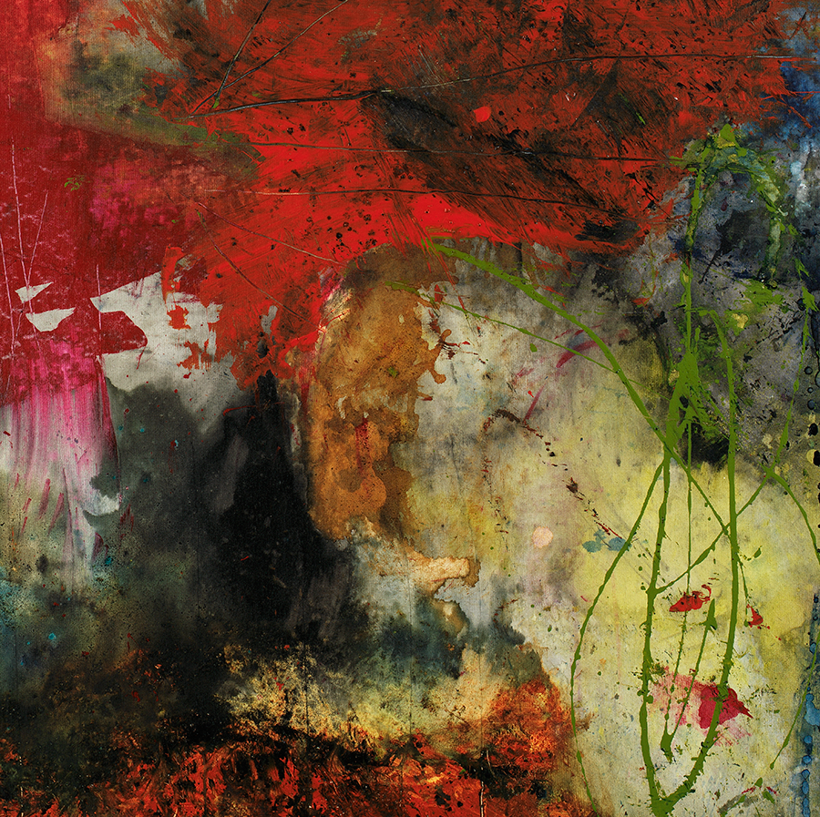 Colorful abstract art prints on canvas.  Keck paintings and rints in expressive colors!!