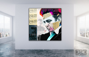 johnny cash art print
