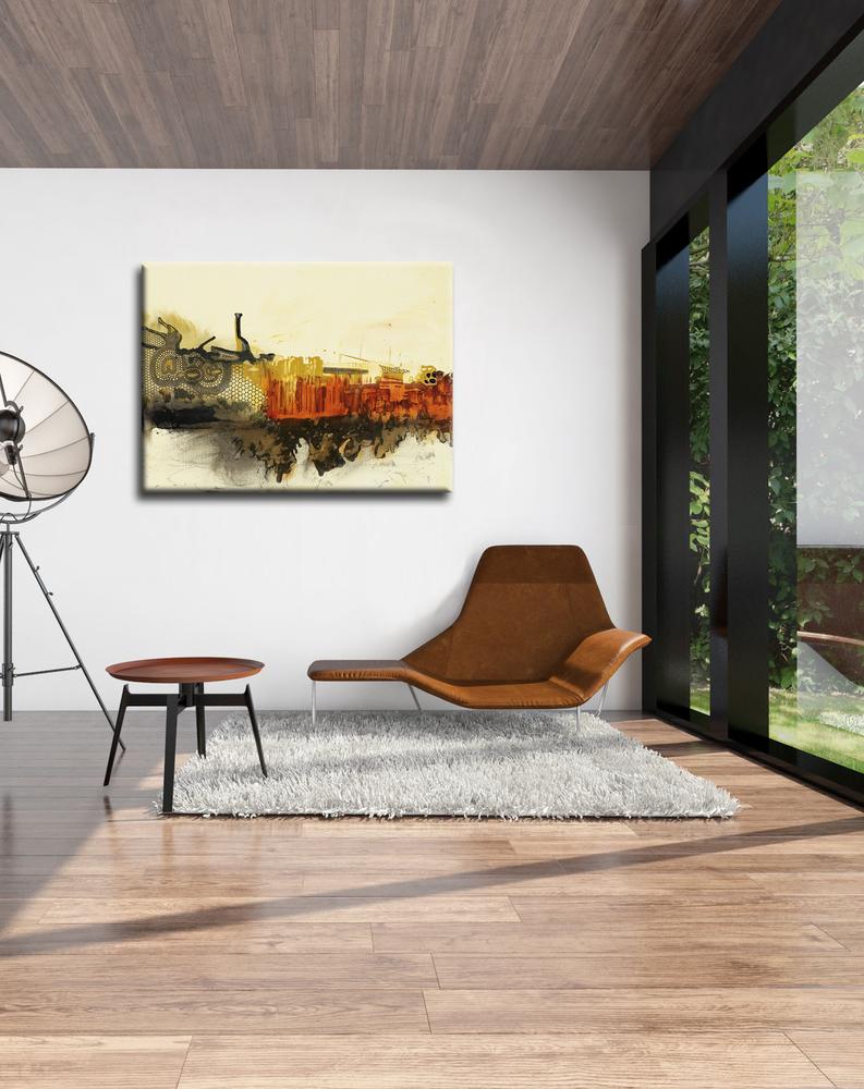HUGE ABSTRACT CANVAS PRINTS BY MICHEL KECK