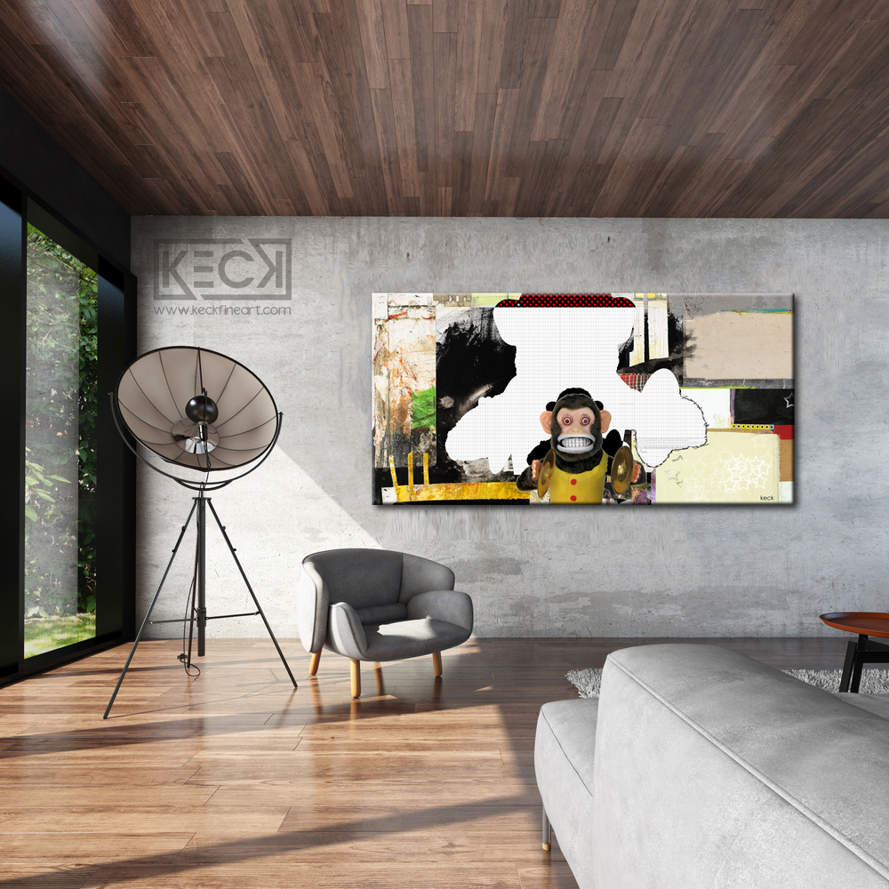 CRAZY MONKEY ART PRINT