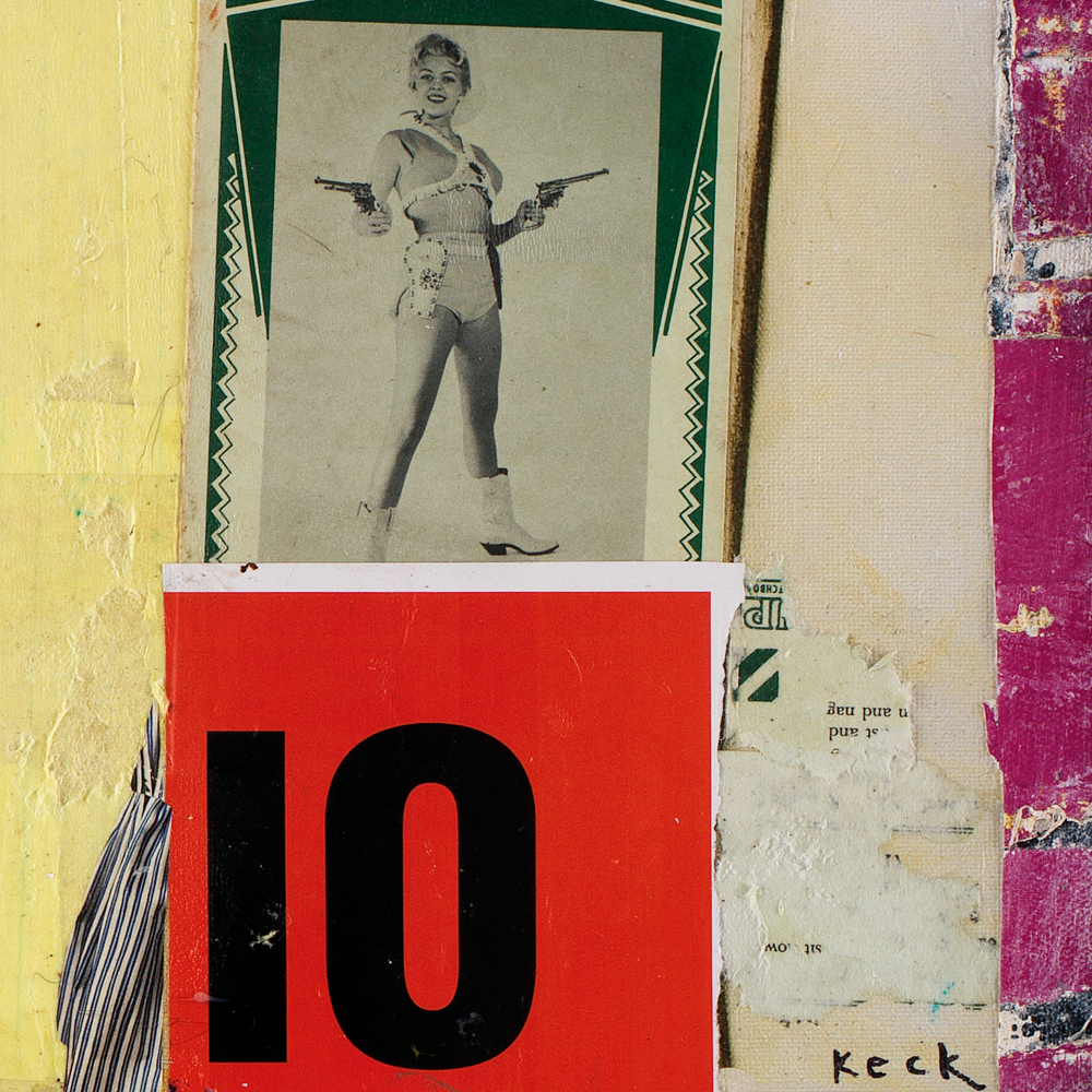 Pin Up Girl Chimpanzee with Machine Gun Vintage Art Print