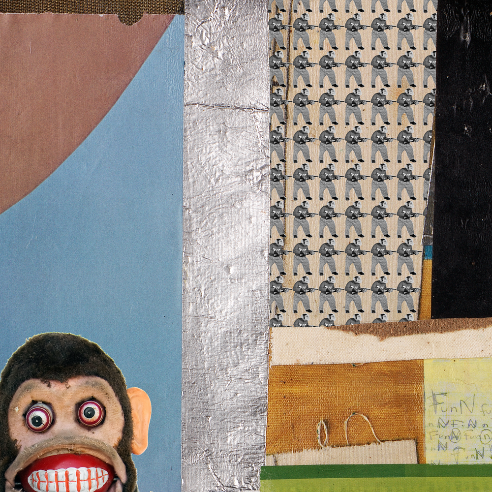 Vintage Toy Monkey Modern Art Print by Michel Keck