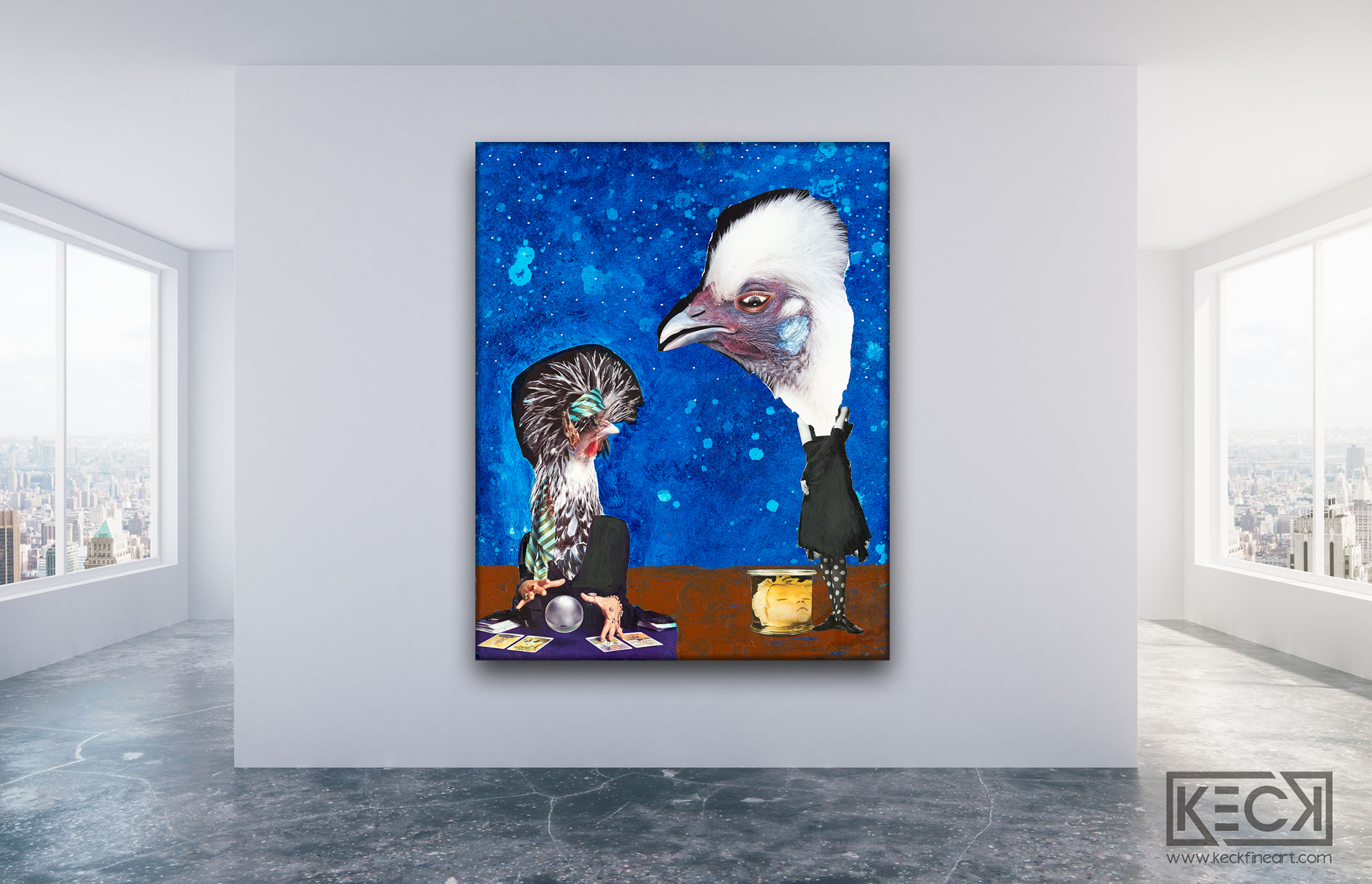 LARGE MIXED MEDIA COLLAGE ART: Oversized Collage and Mixed Media Art Prints