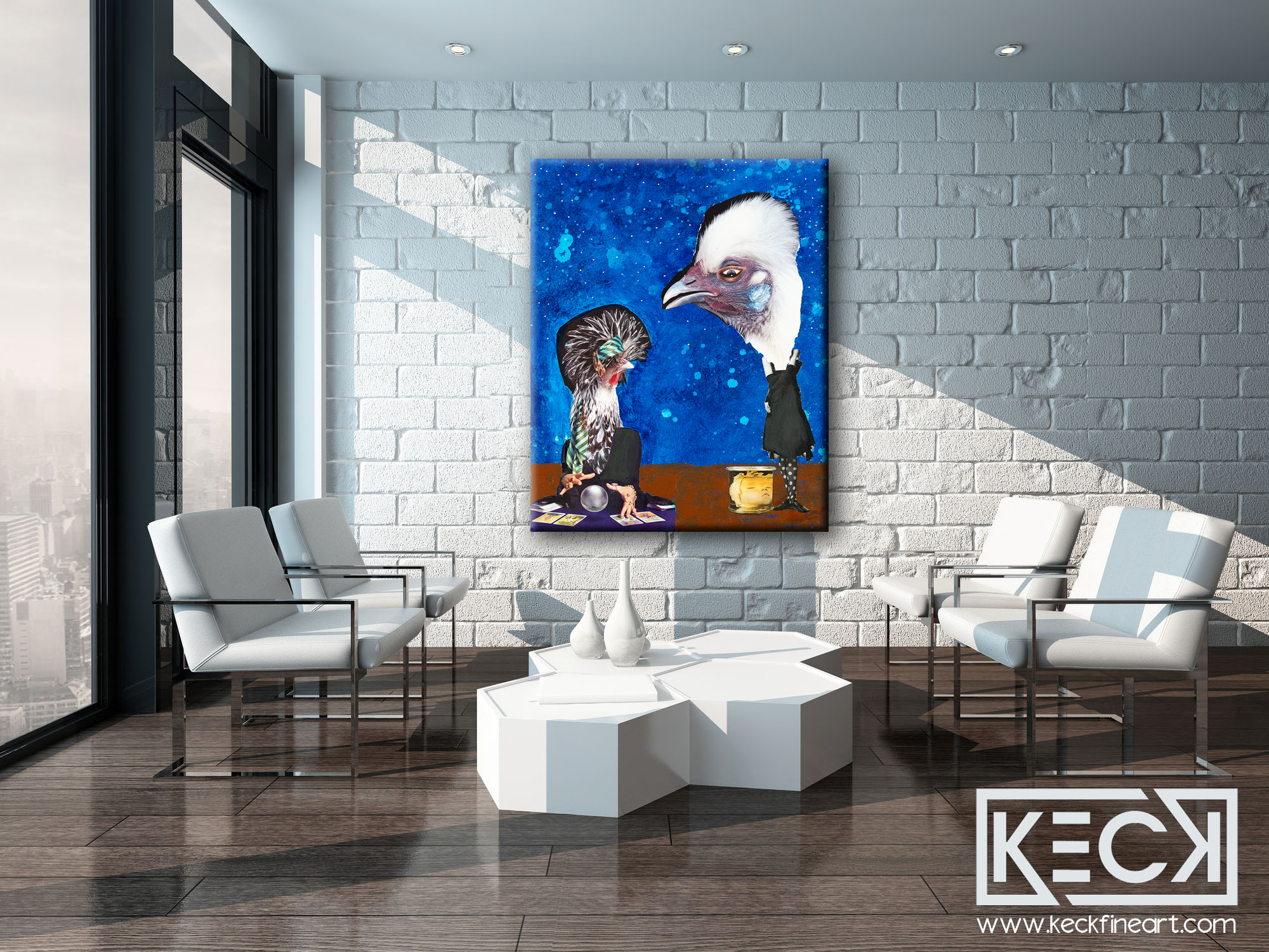 BIG Collage & Mixed Media Art Prints: Oversized Collage Art for Large Spaces