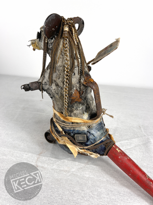 Beer Can Rat Sculpture <br> Make Love Not War