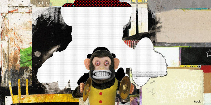 MIXED MEDIA ART PRINTS BY MICHEL KECK