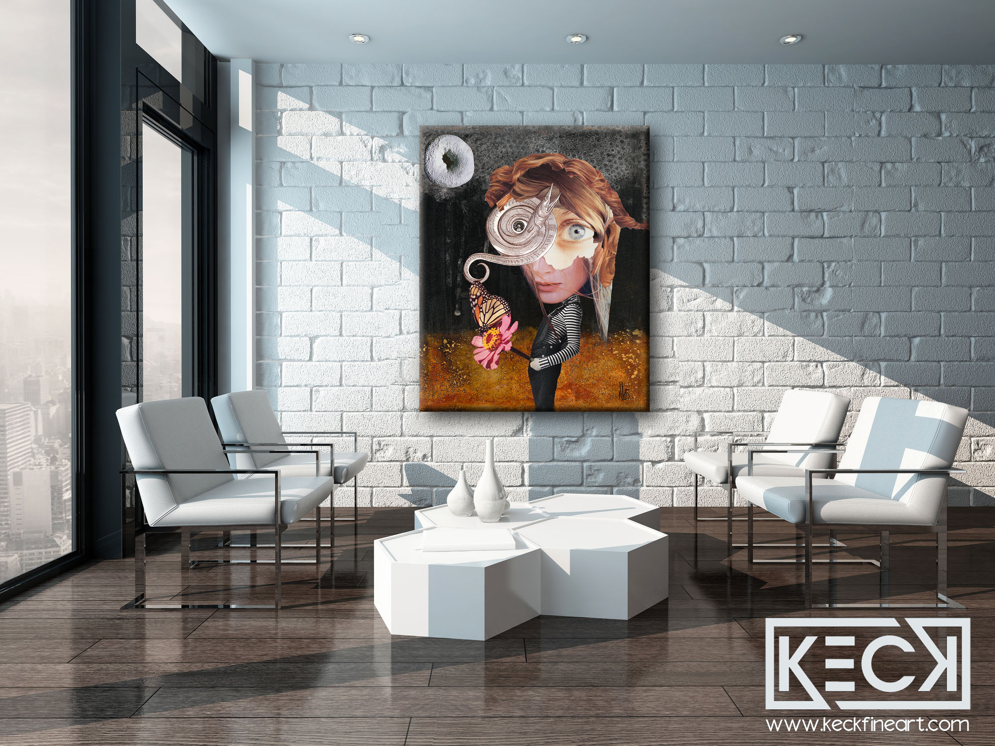 BIG Collage & Mixed Media Art Prints: Oversized Collage Art for Large Spaces