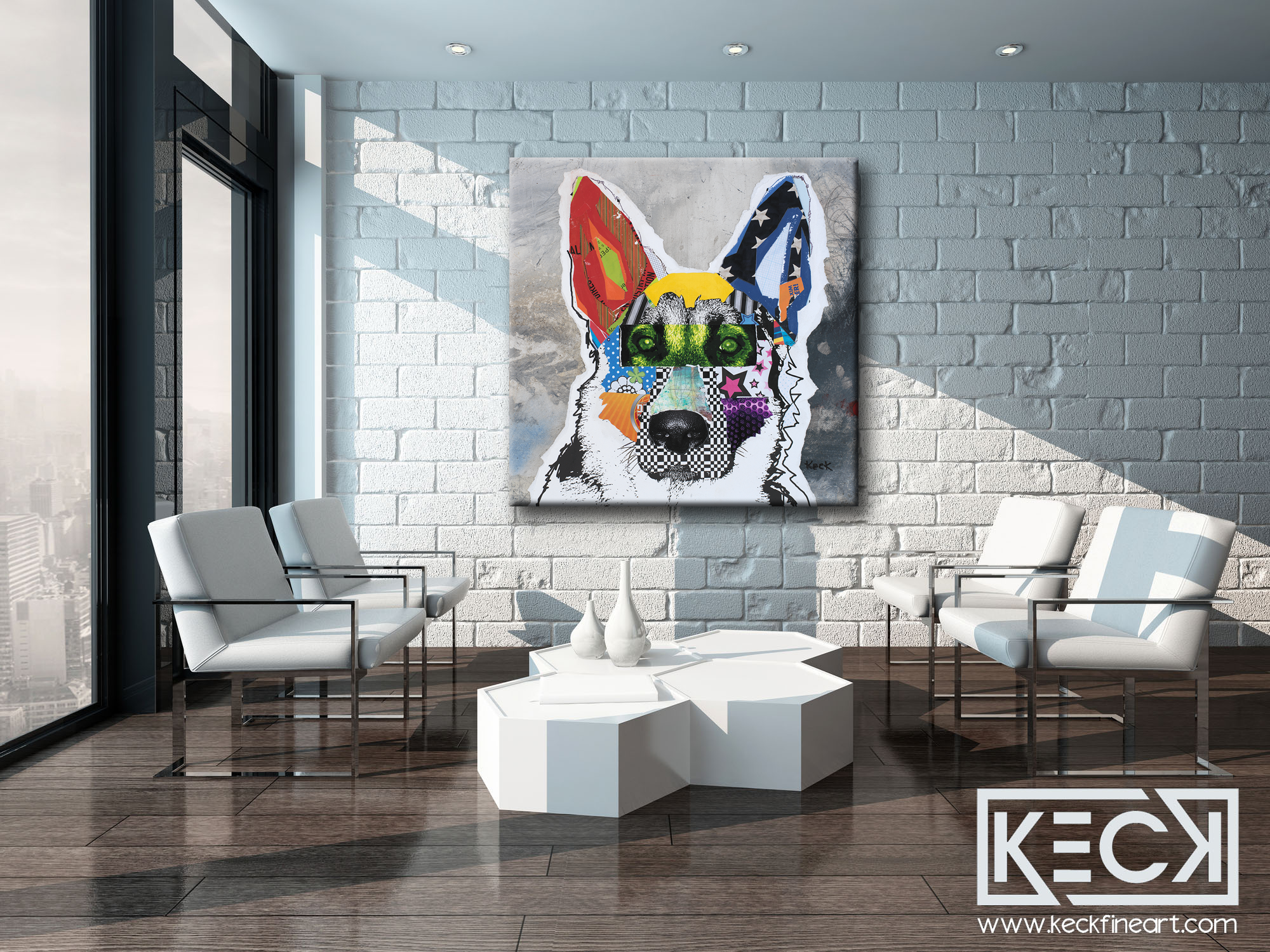 LARGE MIXED MEDIA COLLAGE ART: Oversized Collage and Mixed Media Art Prints