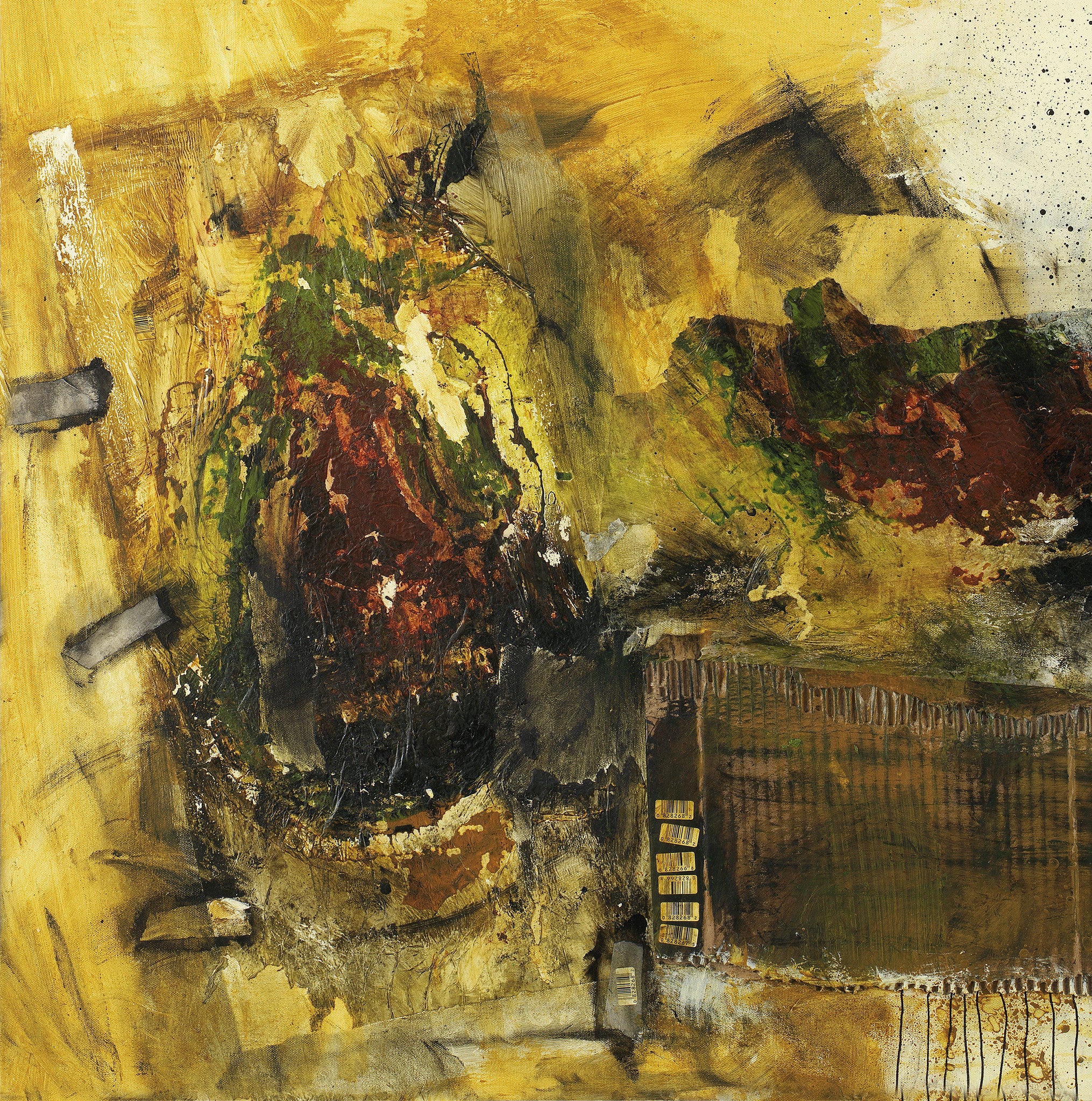 MIXED MEDIA ART Canvas Print of Nevermore