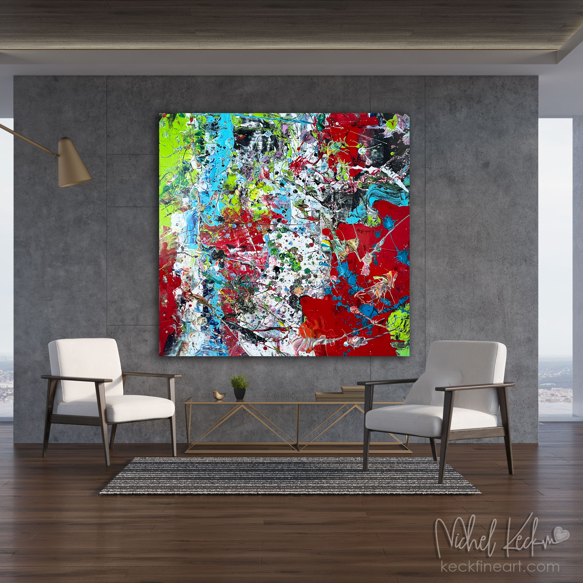 #022218 <br>  The Bigger They Are The Harder They Fall <br> Canvas Art Print