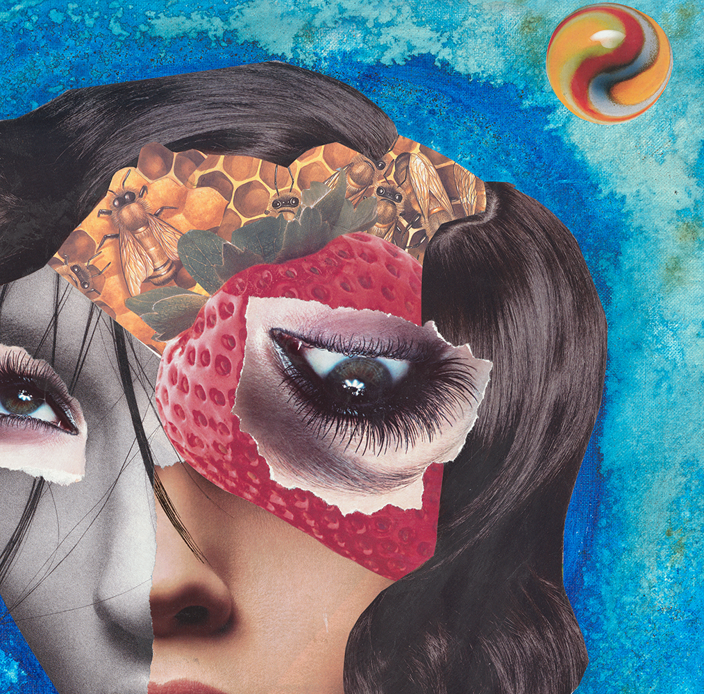 LARGE MIXED MEDIA COLLAGE ART: Oversized Collage and Mixed Media Art Prints