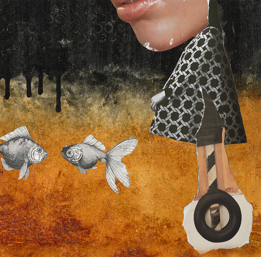 BIG Collage & Mixed Media Art Prints: Oversized Collage Art for Large Spaces