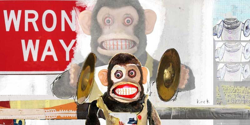 Wrong Place Wrong Time Art Print by Michel Keck