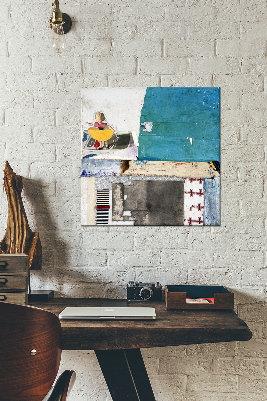 Collage Art Print<br>On Canvas <br>Are You Sure About This?