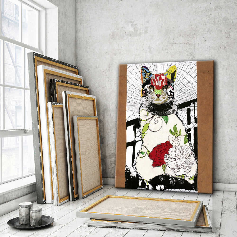 Cat I <br> Canvas Art Print