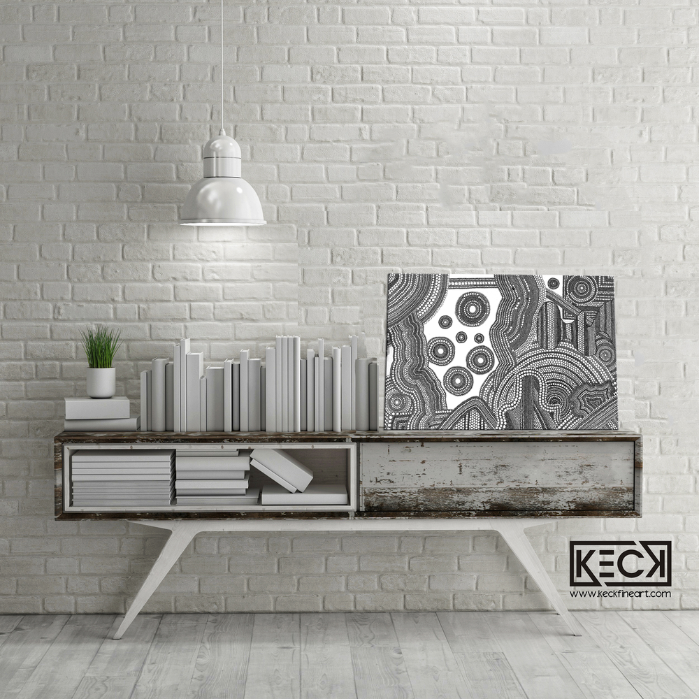 
                
                    Load image into Gallery viewer, Circle Drawing #13 &amp;lt;br&amp;gt; Canvas Art Print
                
            