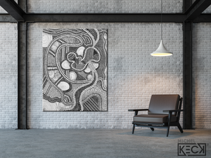 Circle Drawing #36 <br> Canvas Art Print