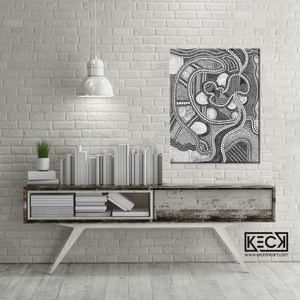 Circle Drawing #36 <br> Canvas Art Print