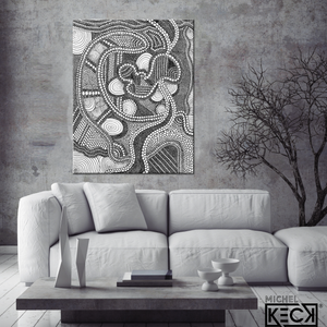 Circle Drawing #36 <br> Canvas Art Print