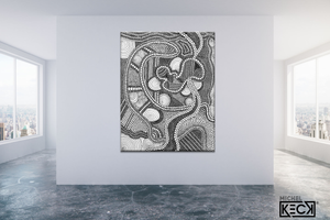 Circle Drawing #36 <br> Canvas Art Print