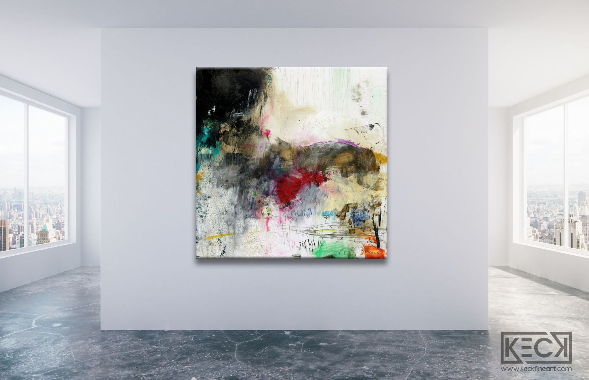 Colorful abstract art prints colorful abstract art mixed media prints