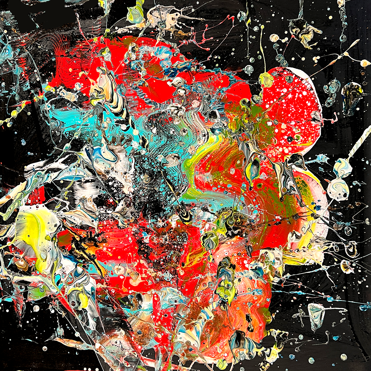 #122104<br> False Flags <br> Original Painting