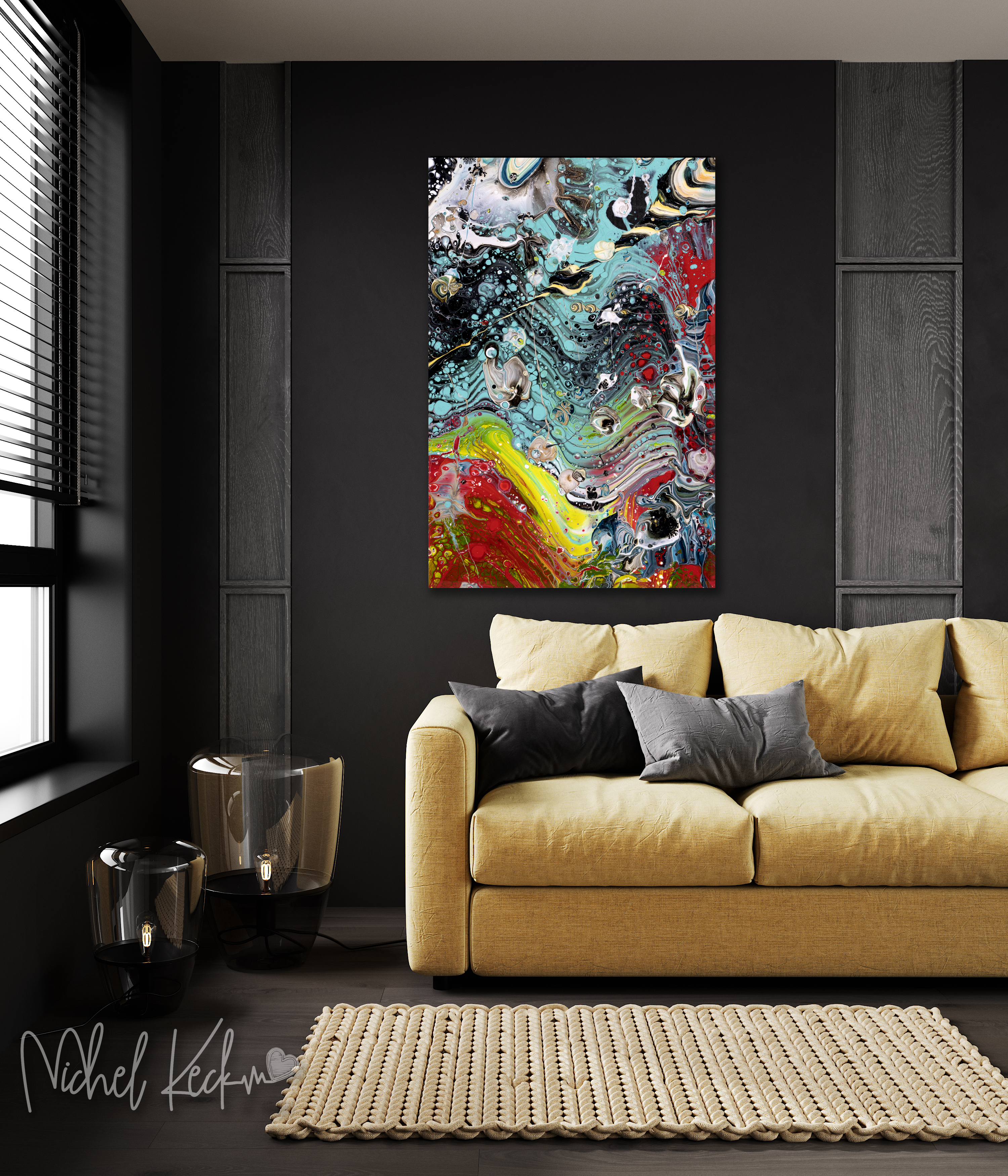 #122104-a <br> False Flags I <br> Canvas Art Print