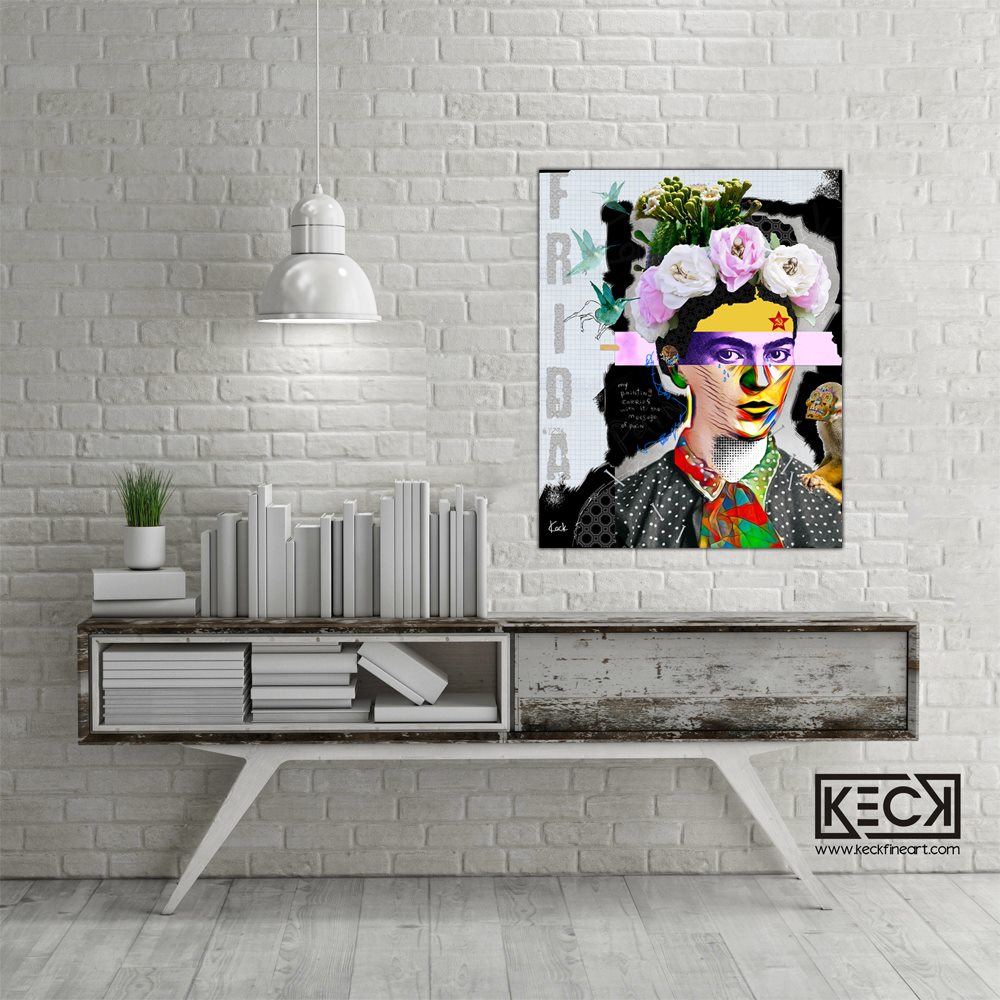 OVERSIZED Art Prints of Frida Kahlo portraits