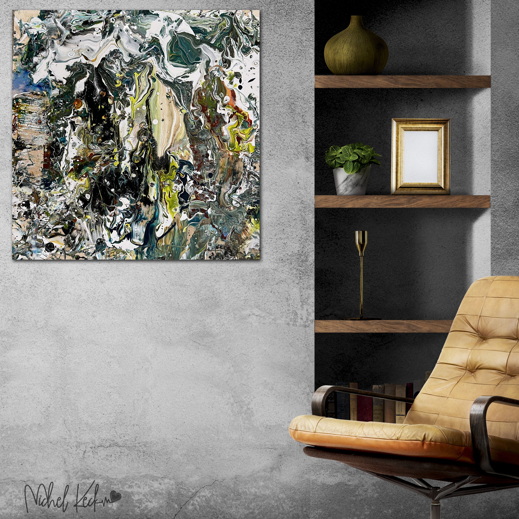 #122114<br> Let Me Spell It Out<br> Canvas Art Print