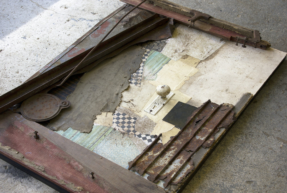 Found Object Art Assemblage <br> Vintage Industrial Art