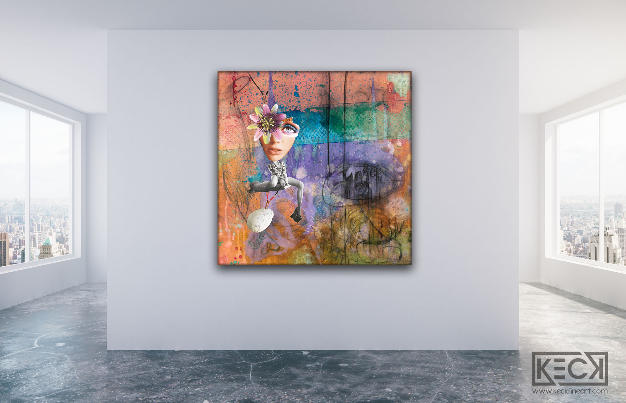 Collage Dada Art Prints - LARGE DADA COLLAGE ART