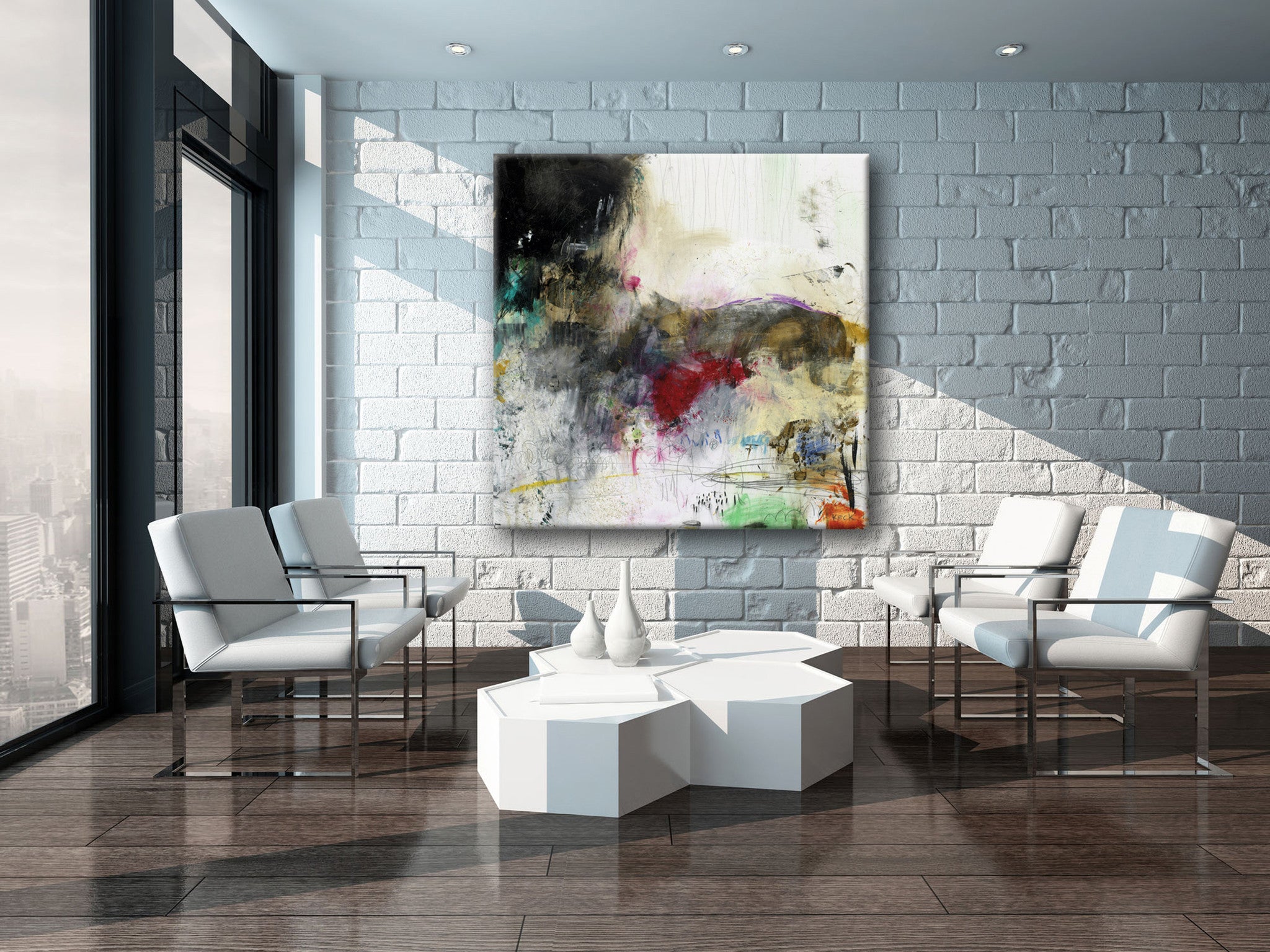 bold colored art bright colored art dark colored art: colorful art gallery of michel keck