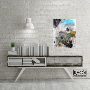 #032003 <BR> Abstract Canvas Art Print  <br>Title: Change Them Yourself