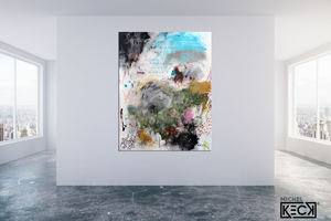 #032003 <BR> Abstract Canvas Art Print  <br>Title: Change Them Yourself