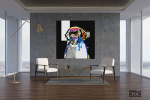 #021901<br> Newfoundland <br> Canvas Art Print